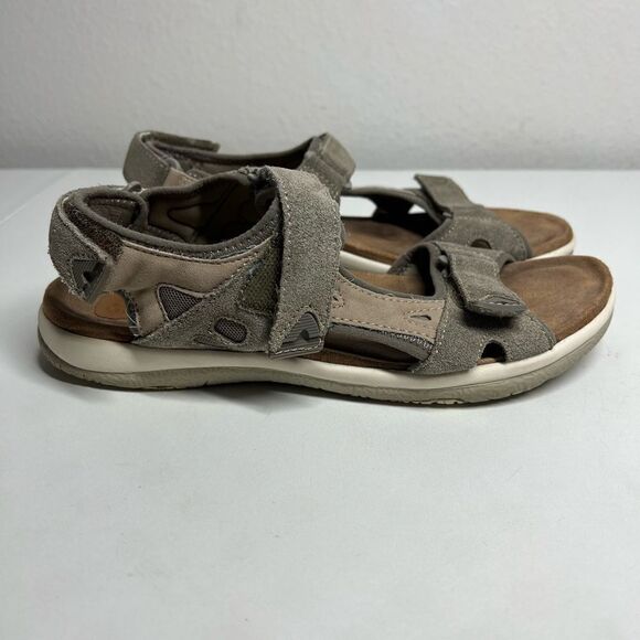 Hōtter Skylar Womens Light Beige Round Toe Casual Flat Sandals Size 9 M - Picture 3 of 12